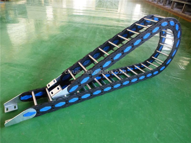 Ruiaoナイロン- のアルミロード- 軸受柔軟なcncプラスチックのケーブルチェーン問屋・仕入れ・卸・卸売り