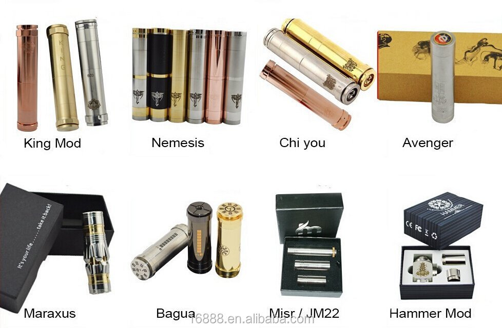 2014 Newest china wholesale e cigarette copper mod steampunk 18650 mod 5 colors available vs paragon penny stingray mod.