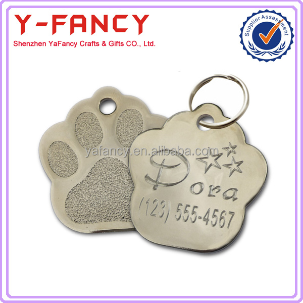 卸売金属の安い犬のタグカスタム刻まれた宝石のタグカスタム金属の宝石タグ問屋・仕入れ・卸・卸売り