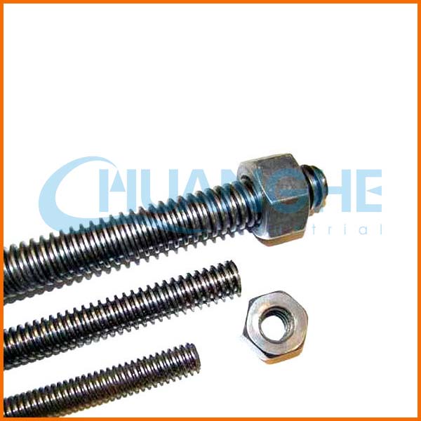 Custom Auto Machined Stainless Steel Square Threaded Rod And Nut Buy