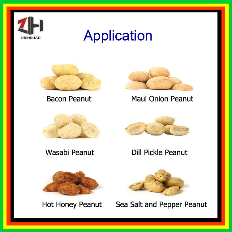 peanut frying production line/salted peanut making plant/ fried peanut machine
