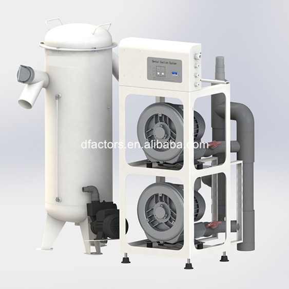 Dental Semi-Wet Suction machine system D-factors dental equipment