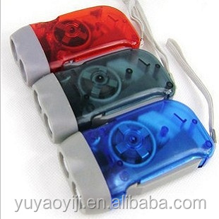 手押し式懐中電灯led/フラッシュライトハンドクランク/ダイナモ懐中電灯仕入れ・メーカー・工場