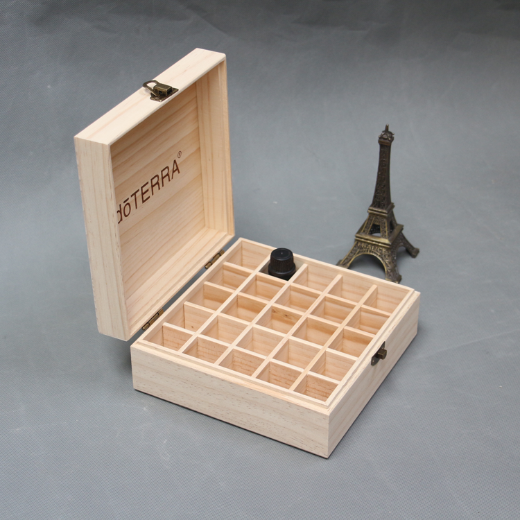 Doterra Essential Oil Wooden Box Organizer Large Wood Storage Case