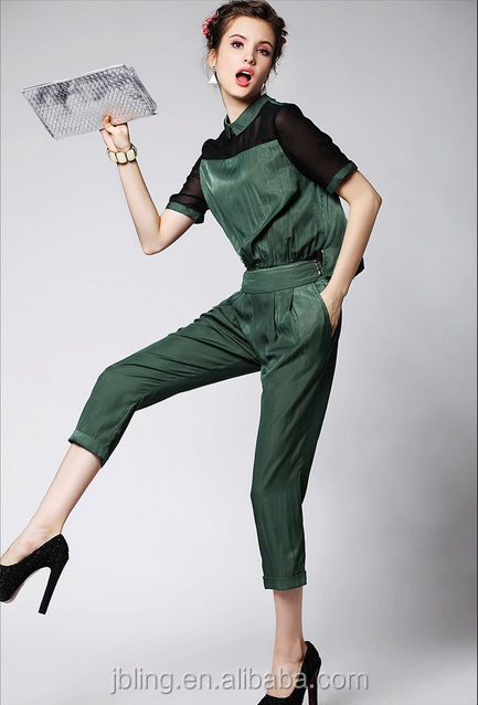 卸売ファッションの女性の新しいデザインシャムスプライシングパンツ仕入れ・メーカー・工場