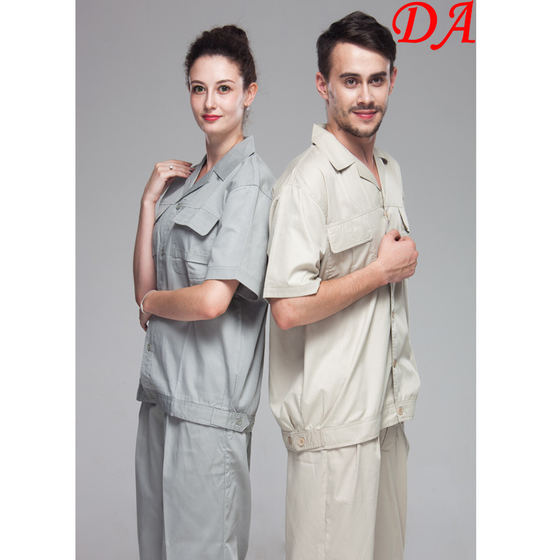 Athletic Summer Short Sleeves Shirt Construction Uniforms For Men