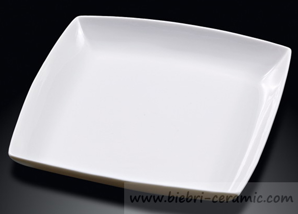 02 6 To 20 Inch IvoryPlain White Porcelain Dinner Plates Dishes For Hotel And Restaurant