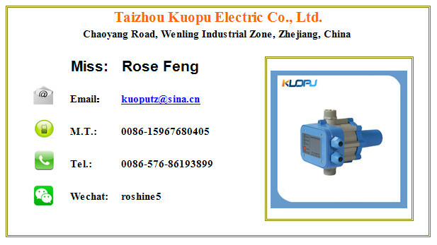 台州工場価格調整可能のための自動圧力制御装置を使用して広くウォーターポンプに中国製圧力スイッチ仕入れ・メーカー・工場