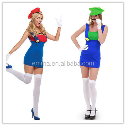 Woman S Super Mario Fancy Dress Costume For Carnival Party Wholesale