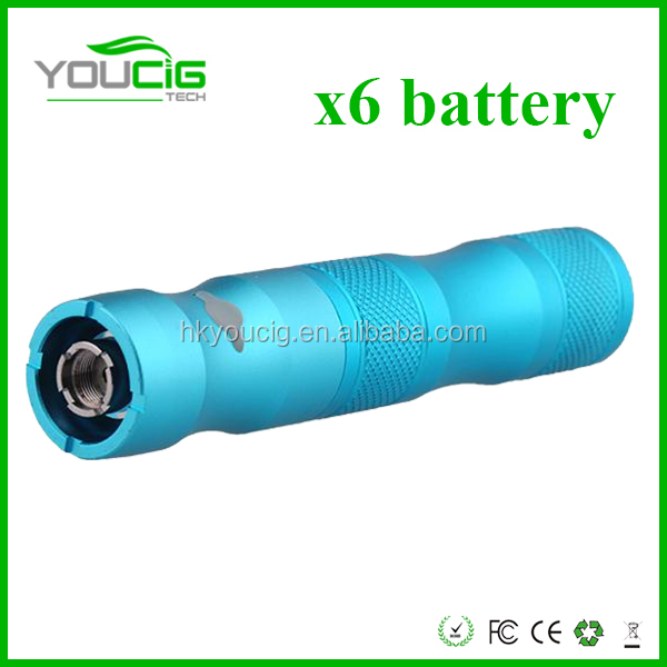 Rigid design x6 battery with 1300mAh Variable Voltage for sell