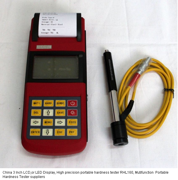 Rhl160 Hardness Scale Hl,Hb,Hrb,Hrc,Hra,Hv,Hs,Portable Leeb Hardness