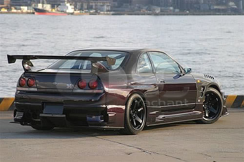 1995-1998 Nissan Skyline R33 GTR Bee-R Style GT Spoiler Wing only fit GTR Rear Spoiler Base CF (12).jpg