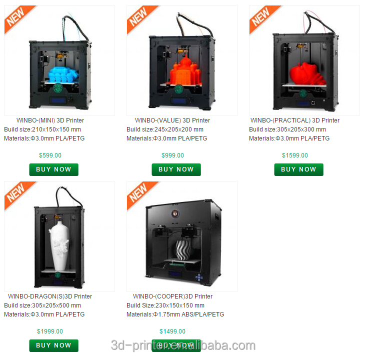 高速winbo3dプリンタ大きなサイズを構築とセンチメートル45*31*503キロフィラメント小売価格usd2999/set問屋・仕入れ・卸・卸売り