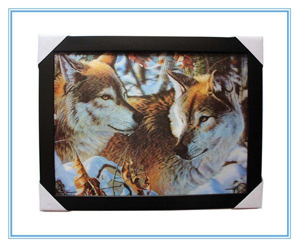 ペット材料狼の3dポスターレンチキュラー装飾のための問屋・仕入れ・卸・卸売り
