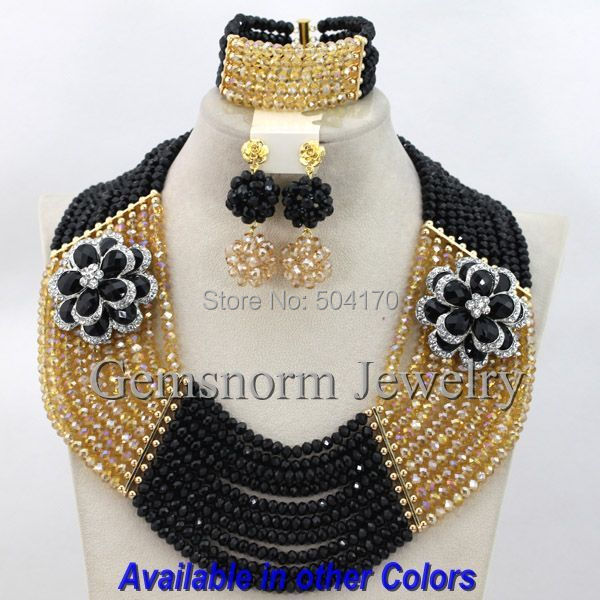Black Indian Bridal Jewelry Set Nigerian Beads Wedding Jewelry Set ... Black Indian Bridal Jewelry Set Nigerian Beads Wedding Jewelry Set ...