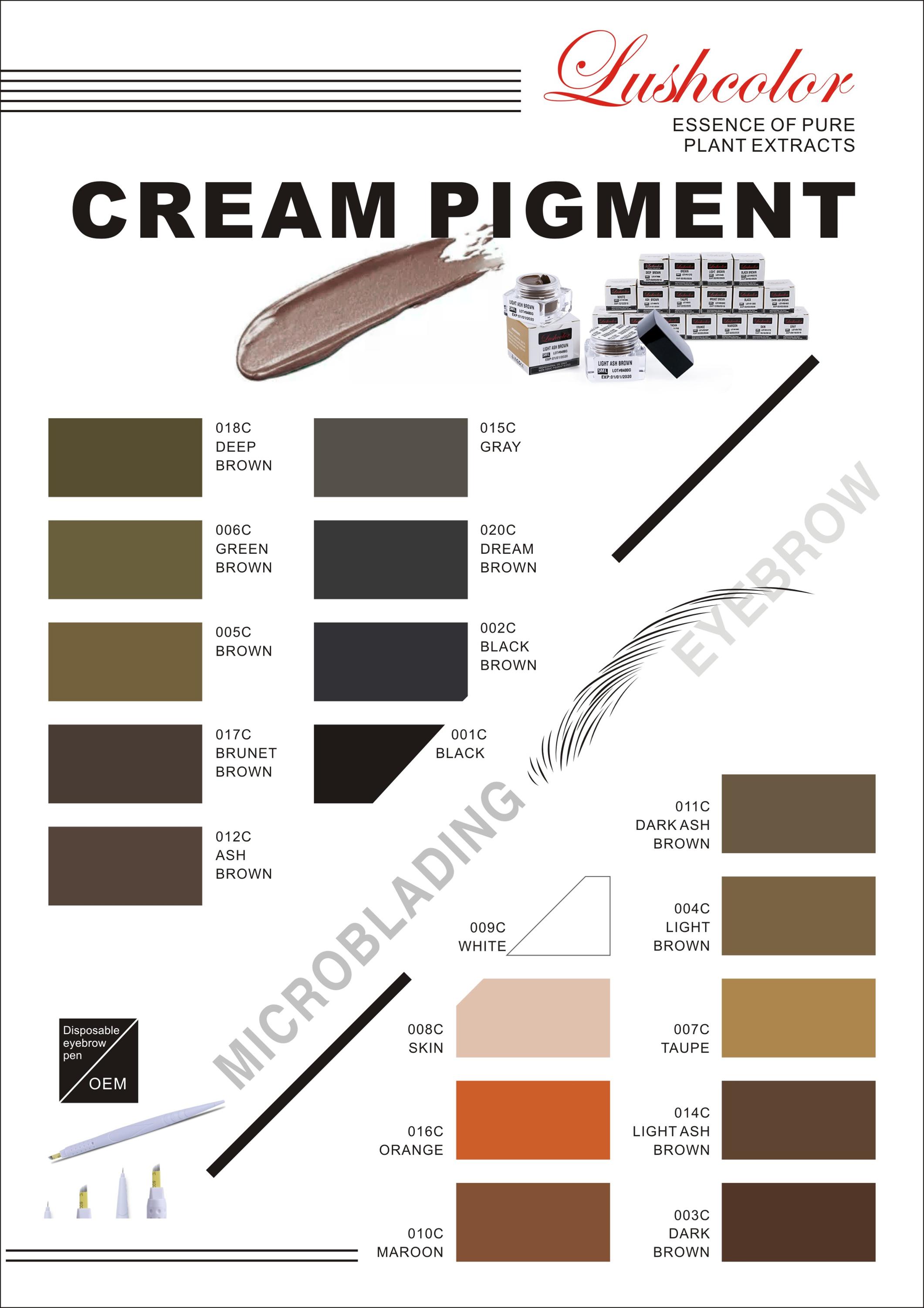 cream pigment