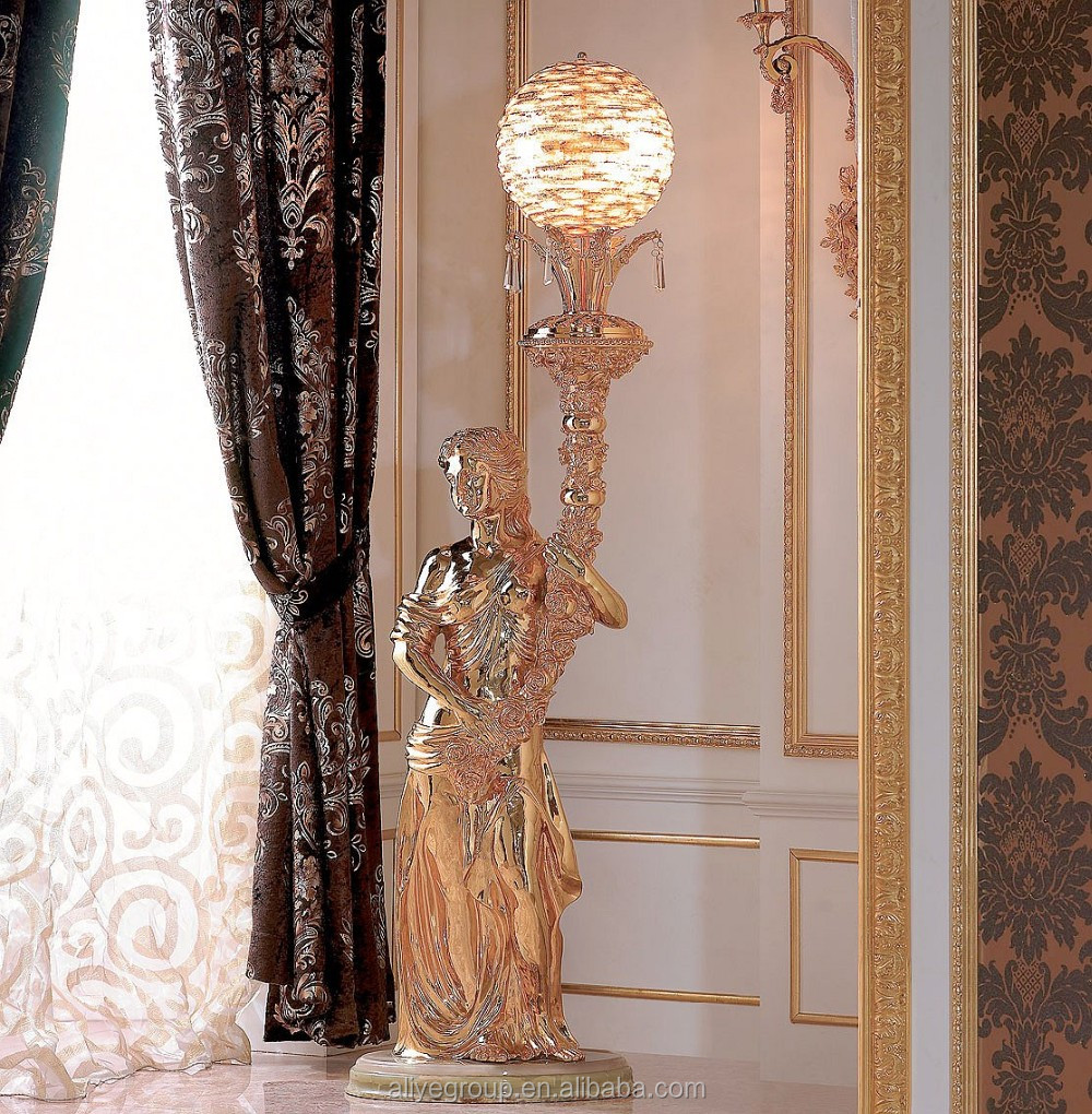 Spherical Fancy Floor Lamp In Golden Color Kd006 Buy Fancy Floor
