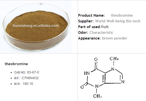 Factory supplier cocoa extract powder- HPLC 10% 20% cacao theobromine/10% 20% cacao theobromine/ cacao Powder