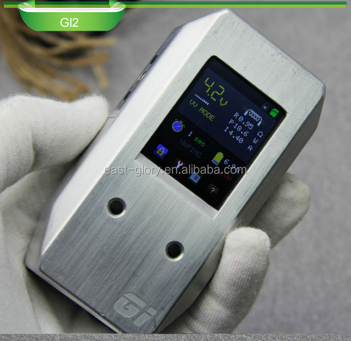 2014 newest mech mod ecig gi2 100 watt mod 1:1 clone gi2 mod high quality gi2