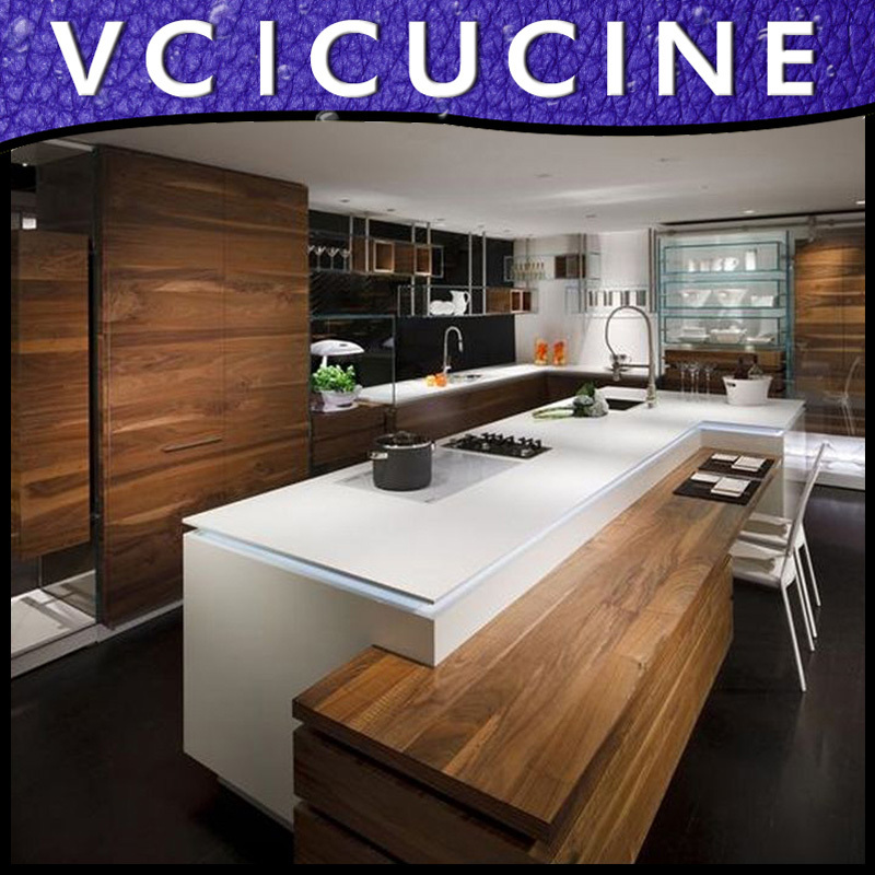 Top design luxe met eiland marmer keuken keuken kasten product id ...