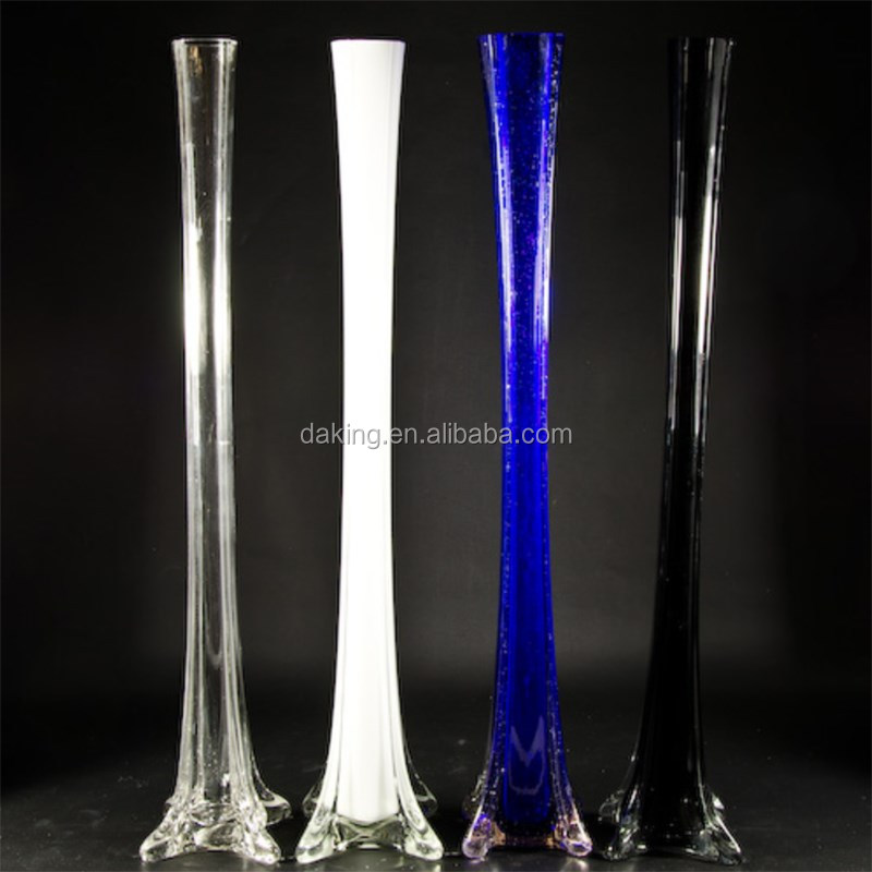 20 Glass Eiffel Tower Vase Clear White Blue Or Black Buy 20