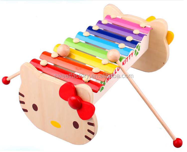 子供のおもちゃのミュージカルでノック木製楽器玩具セット、 高品質の音楽の木琴赤ちゃん用おもちゃ、 音声標準木製の木琴問屋・仕入れ・卸・卸売り