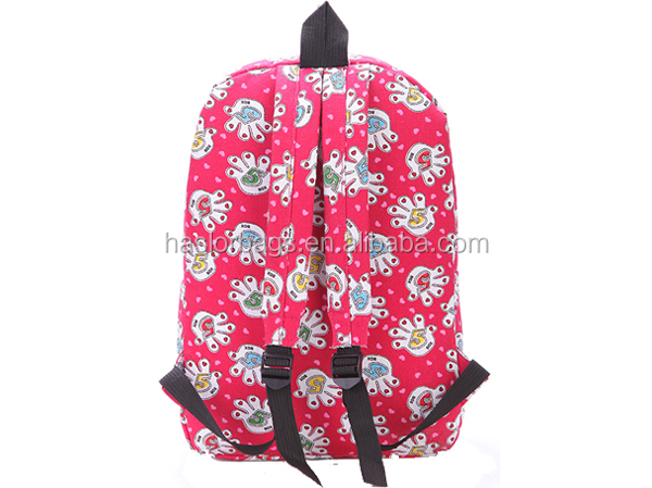 Haslor Hotselling Fashion Polyester Casual School Backpack For Girls