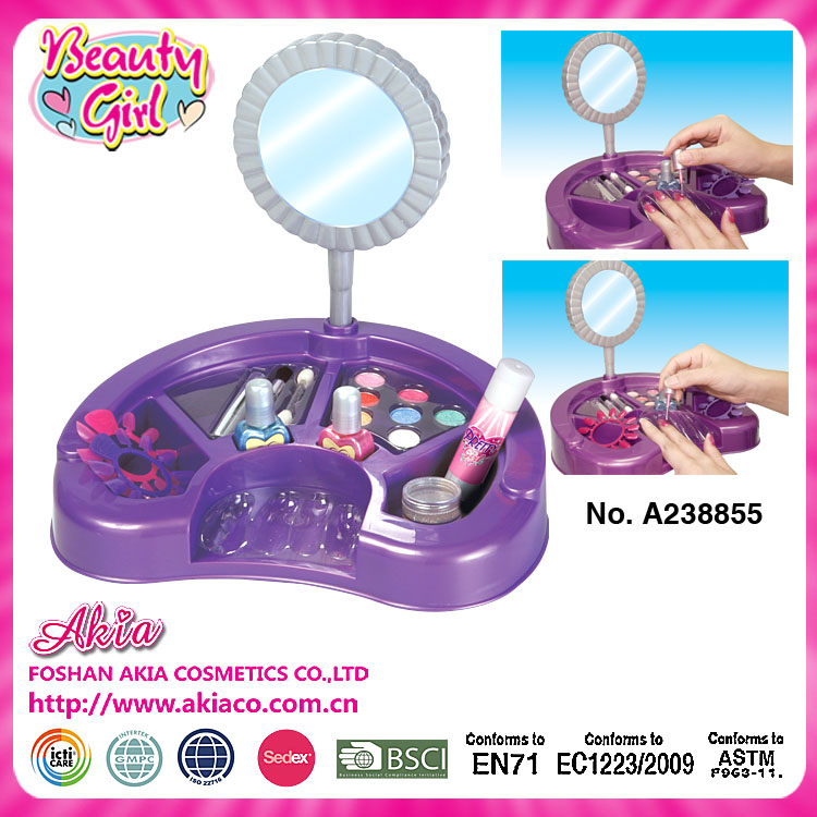 安全なミラー多機能美の女の子ゲーム子供のための革新的な化粧品セット 問屋・仕入れ・卸・卸売り
