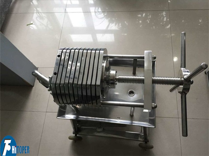 wine filter press multi-layer stainless steel frame fine filter used for fine filtration of wine