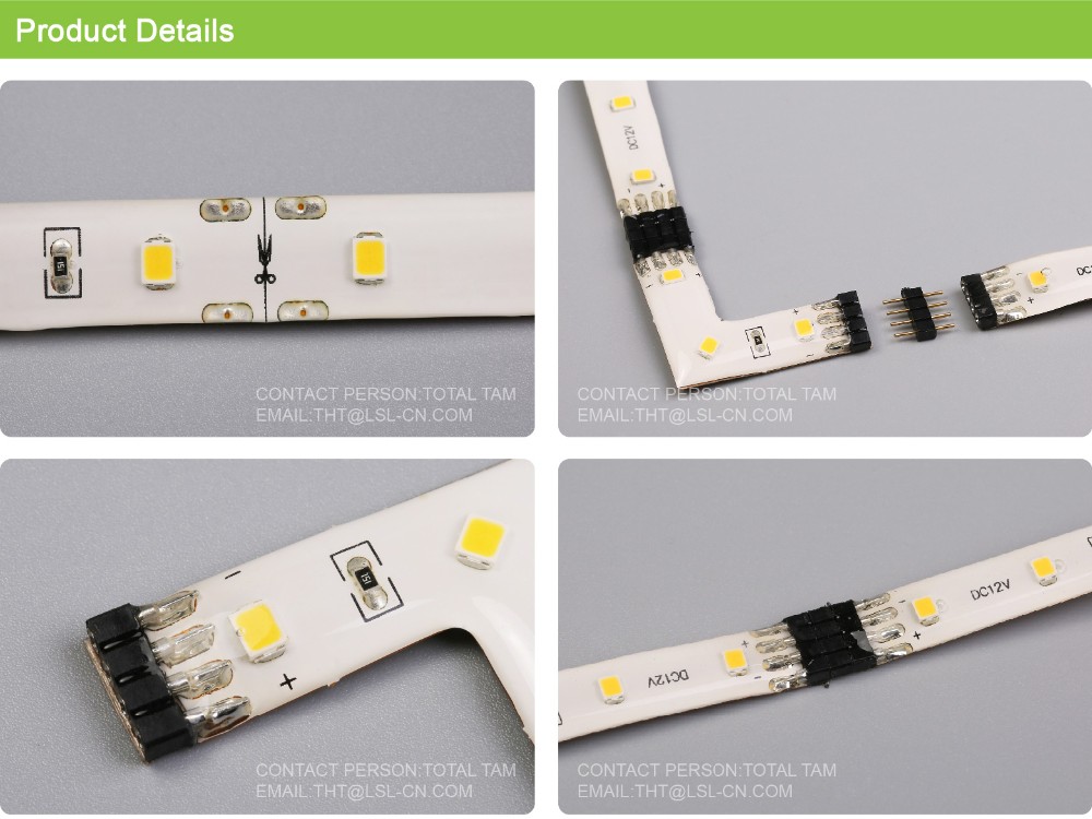 2016新しいデザインホット販売3528 smd fiexibleストリップライトキット、ip44 diy ledライト、18led防水ウォームホワイトledストリップライトLS1797仕入れ・メーカー・工場