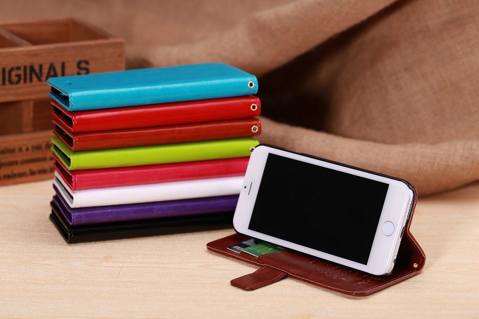 2014年ユニバーサルつの新しい設計熱い販売のための携帯電話のレザーケースiphone6問屋・仕入れ・卸・卸売り