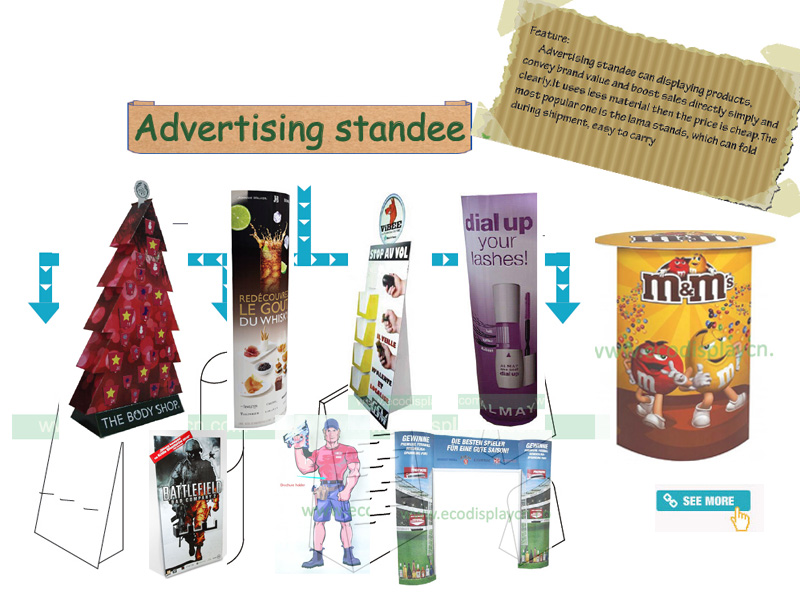 cardboard display unit /cardboard lollipop display stand