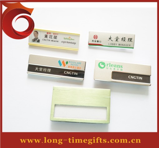 再利用可能なネームバッジプラスチック磁石磁気付き、 磁石の名札の磁気付き仕入れ・メーカー・工場