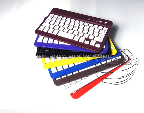 高品質のタブレット2014年付きbluetoothキーボードカラフルな折りたたみbluetoothキーボードキーボードcase+abspuレザー問屋・仕入れ・卸・卸売り
