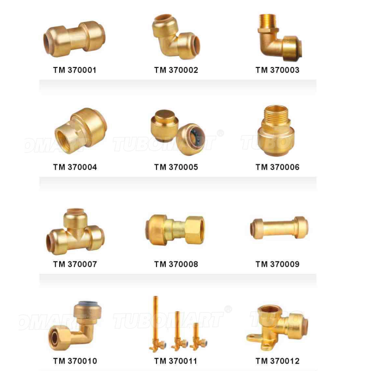 Male Push Fit Union Pipe Fitting For Copper And Pvc Pipe With