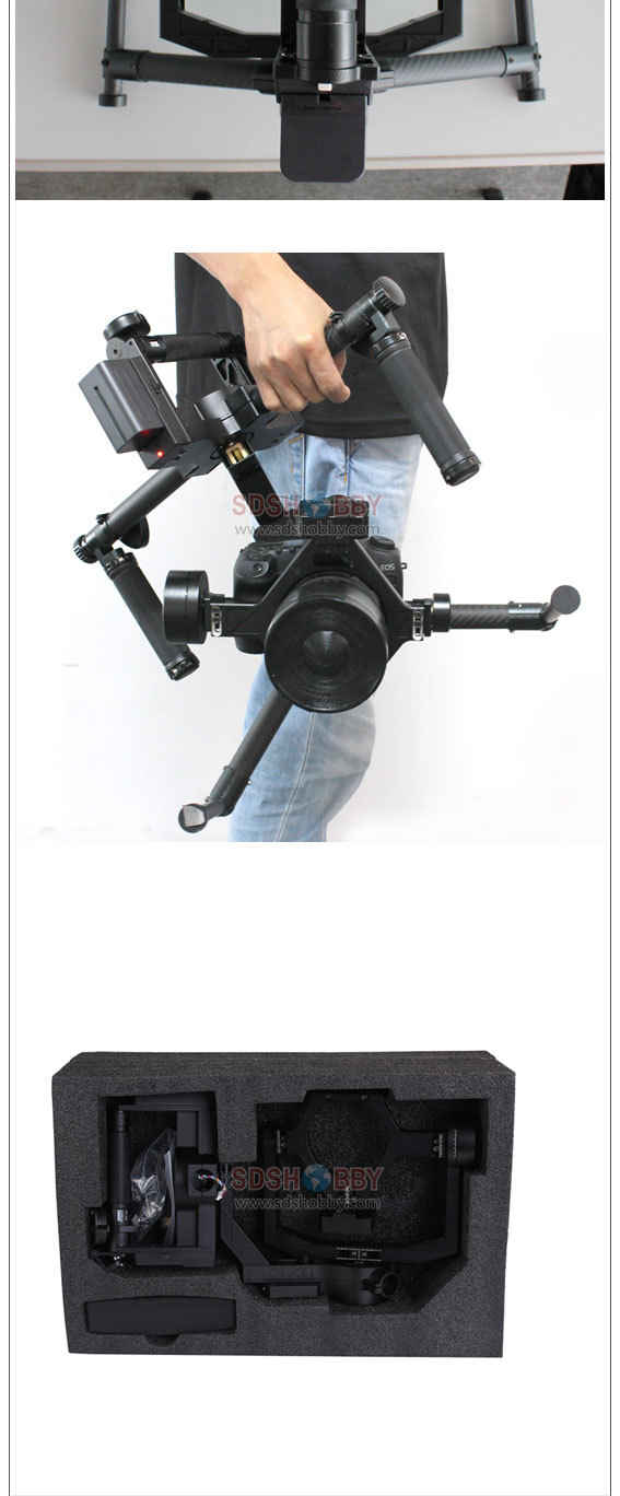スイフトハンドヘルドコプターエイリアン3- 軸を安定させたビデオカメラジンバルビデオカメラスタビライザーに似た浪人djiジャイロ付き問屋・仕入れ・卸・卸売り