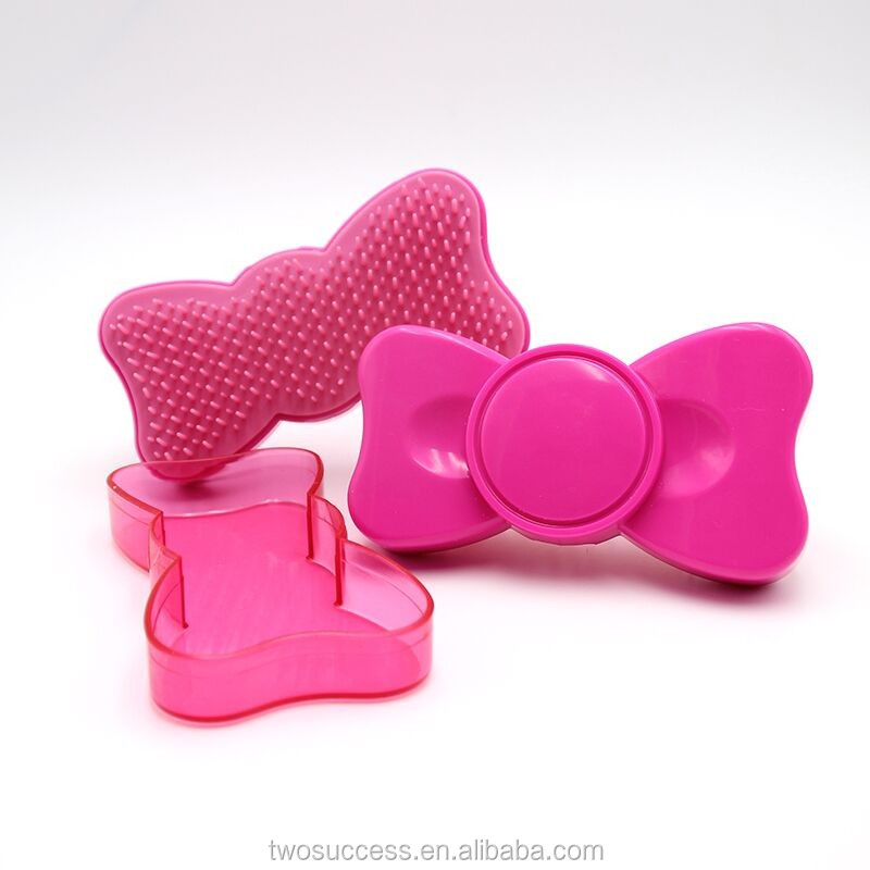 bowknot anti-static children hair comb.jpg