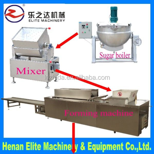 Multi-function healthy snack perfect cutting chocolate granola bar production line