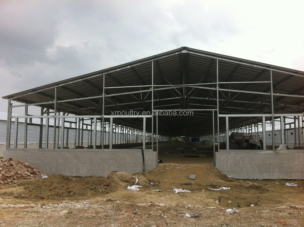 prefab chicken house building, View poultry farming equipment, XGZ 