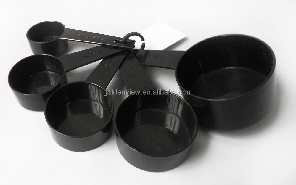 カラフルなステンレス鋼製ハンドルプラスチック製キッチンツールカップのセットを測定する香料sausingベーキング用器具問屋・仕入れ・卸・卸売り
