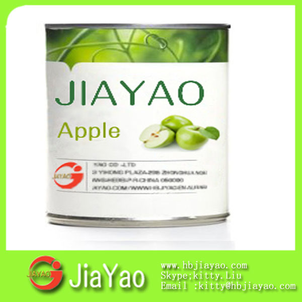 Factory fresh canned apple in syrup/ canned fruits