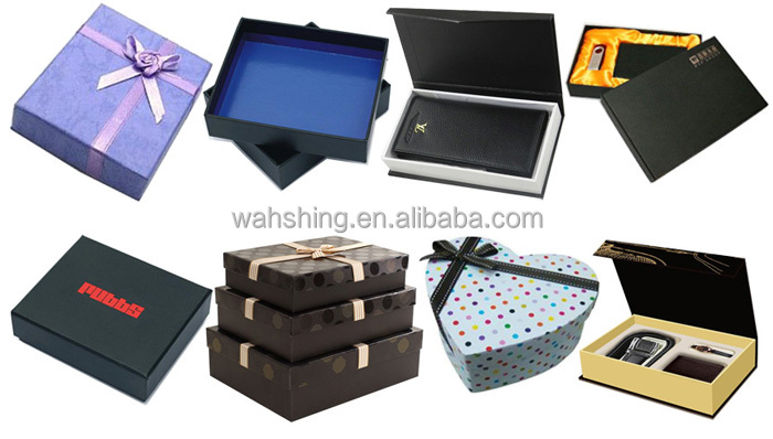 2014 square red wine box with glass wrapping