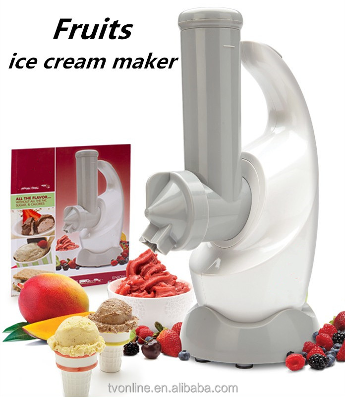diyパーティー2014年売れ筋10秒フルーツヨーグルトを健全なデザートメーカーアイスクリームメーカーのマシンは、 テレビで見られる問屋・仕入れ・卸・卸売り