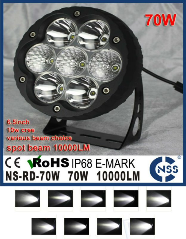 クリーチップ10w20w35w40w50w超高輝度6.5インチ70w10000lumem70wポッド仕事ライト問屋・仕入れ・卸・卸売り