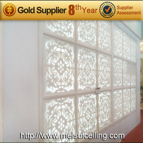 2014 Brazil Grg 3d Acoustic Hollow Out Gypsum Wall Panel 3d
