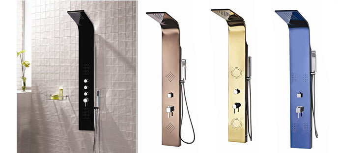 European Market Popular LED Shower Panel, Shower Panel With LED Lamp CF9002問屋・仕入れ・卸・卸売り