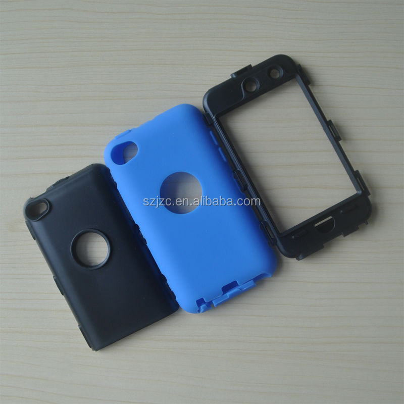 Ipodtouch用の4ホルスター、 取り外し可能なsilicon+pc31のホルスター用のハードとipodtouchの4スクリーンプロテクター問屋・仕入れ・卸・卸売り