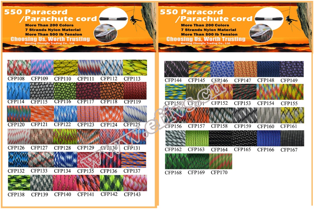 Commercial Wholesale 550lb Type Iii 1000 Ft Paracord Spool For Camping