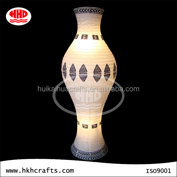Chinses style handmade paper standard lamp