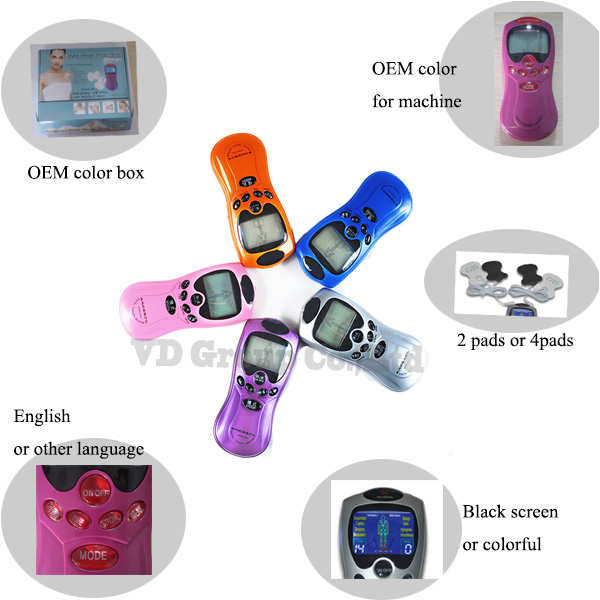 low level laser health herald massage electric physical digital therapy machine